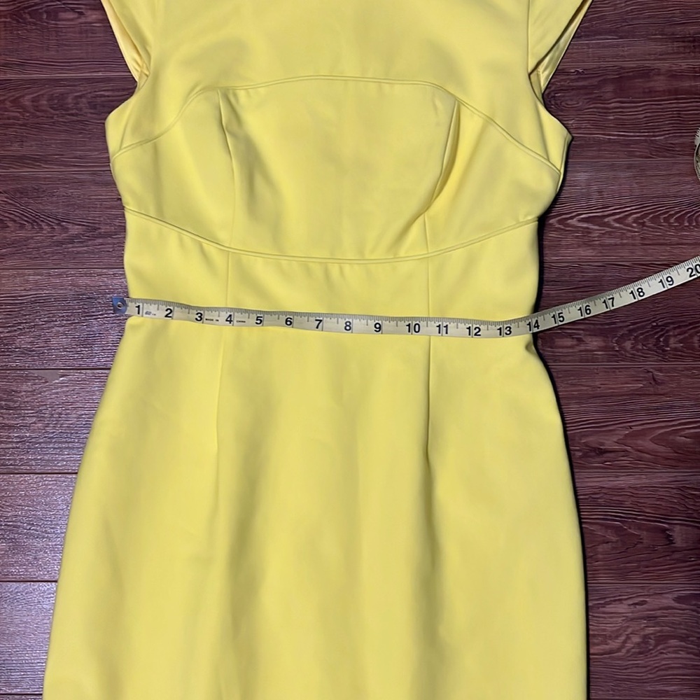 ANTONIO MELANI Yellow Sheath Mini Dress - Picture 6 of 6
